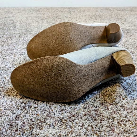 Light Grey Fringe Booties - Picture 6 of 9